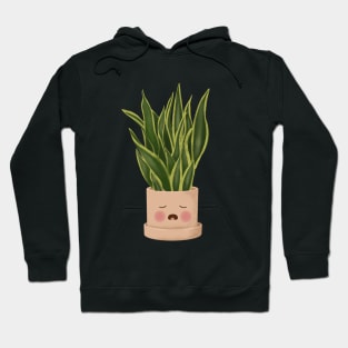 Cute Plant Illustration, Snake Plant 2 Hoodie